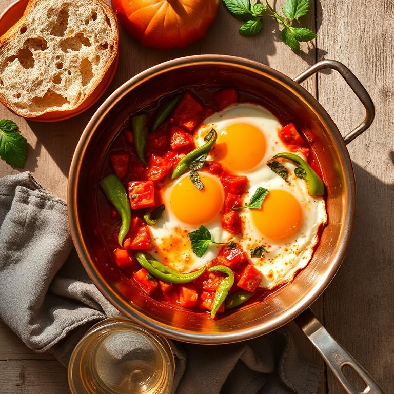 Bakır Tavada Menemen